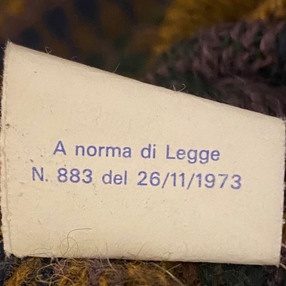 VTG/EC Mid-Late 80’s from Italy Mens angora and wool sweater - Picture 6 of 6